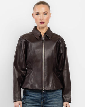 Fitted Leather Jacket