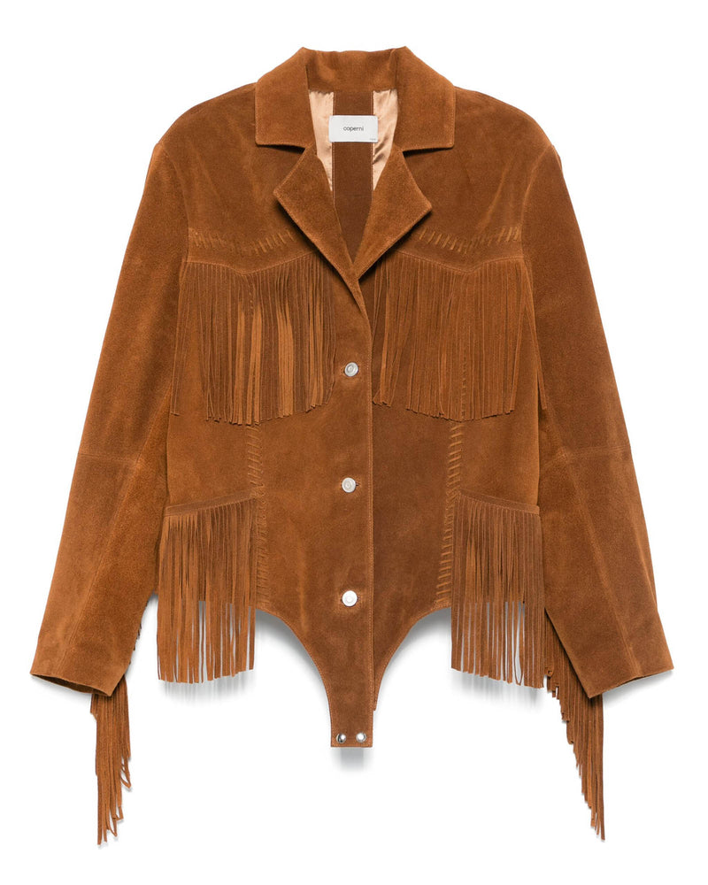 Suede Fringe Jacket