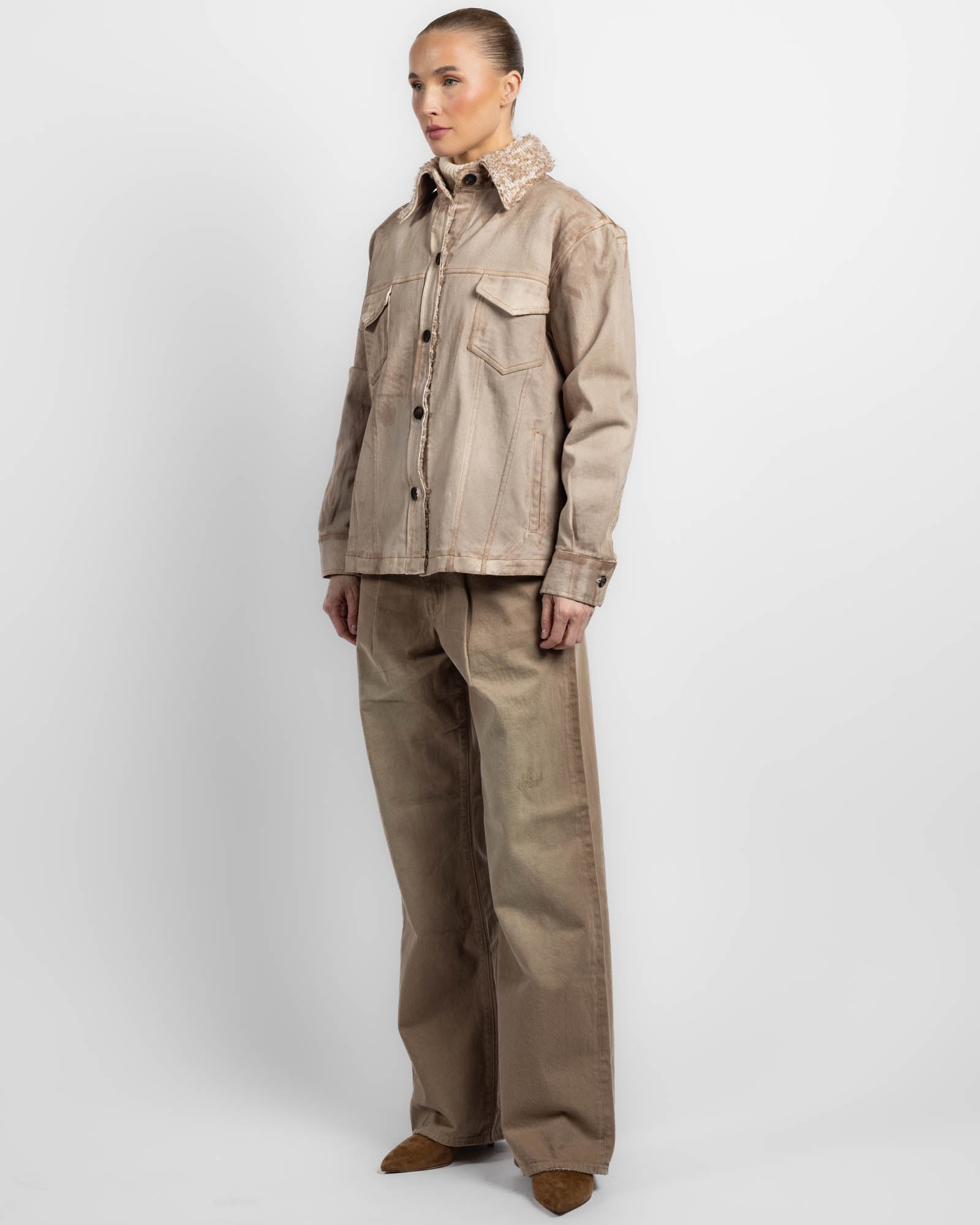 Chemise en jean veste