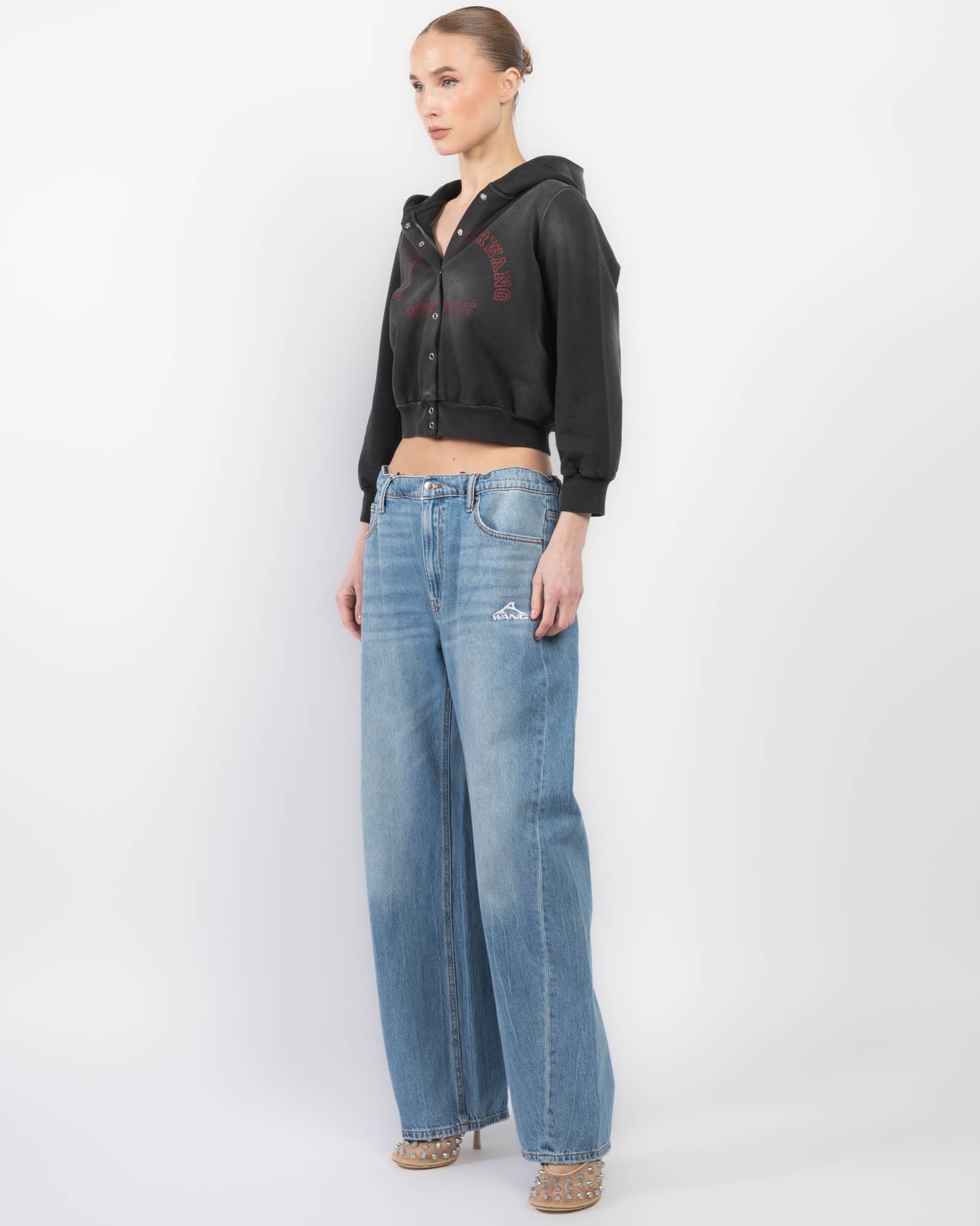 Shrunken Cardigan Hoodie