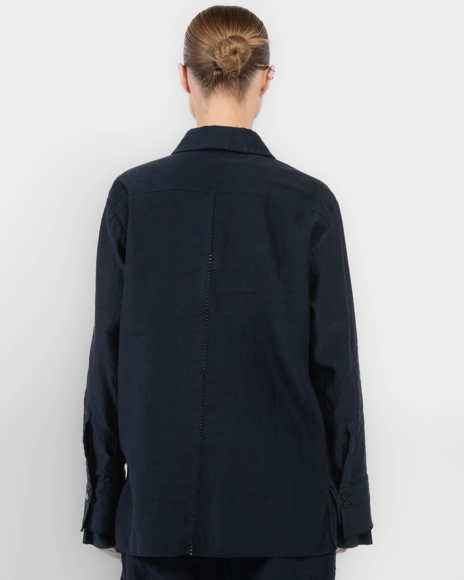 Double Cuff Mixed Shirt