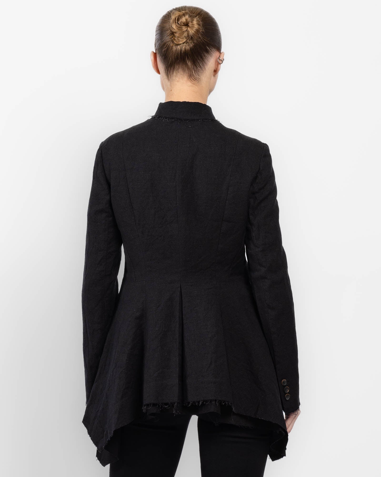 Raw-Edge Victorian Coat