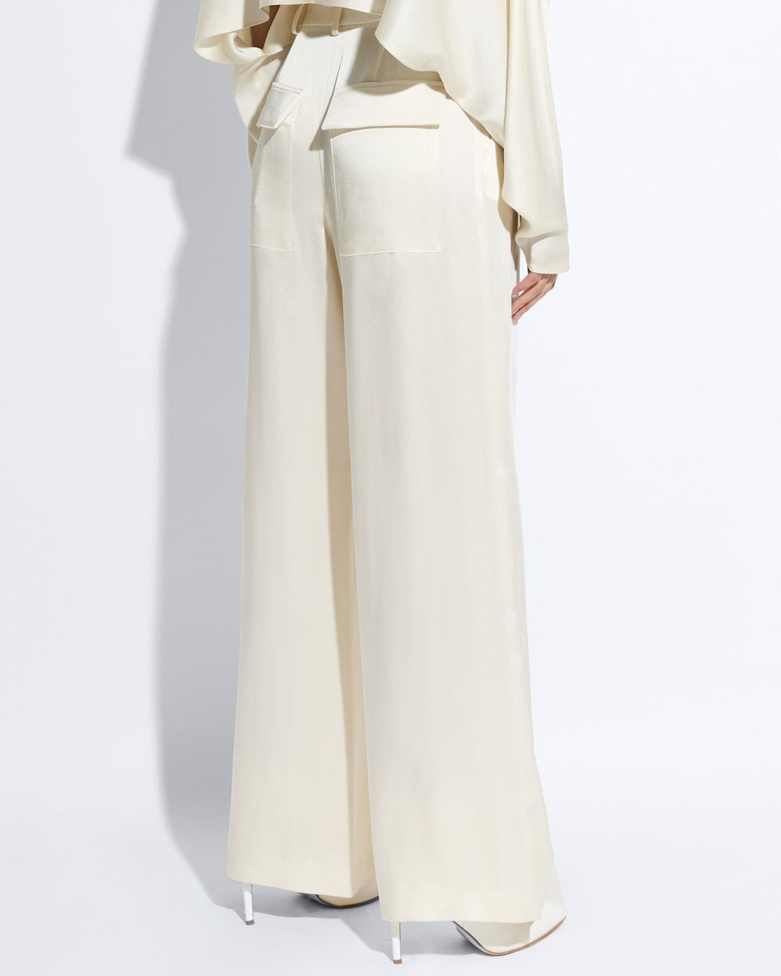 Pantalon plissé décontracté