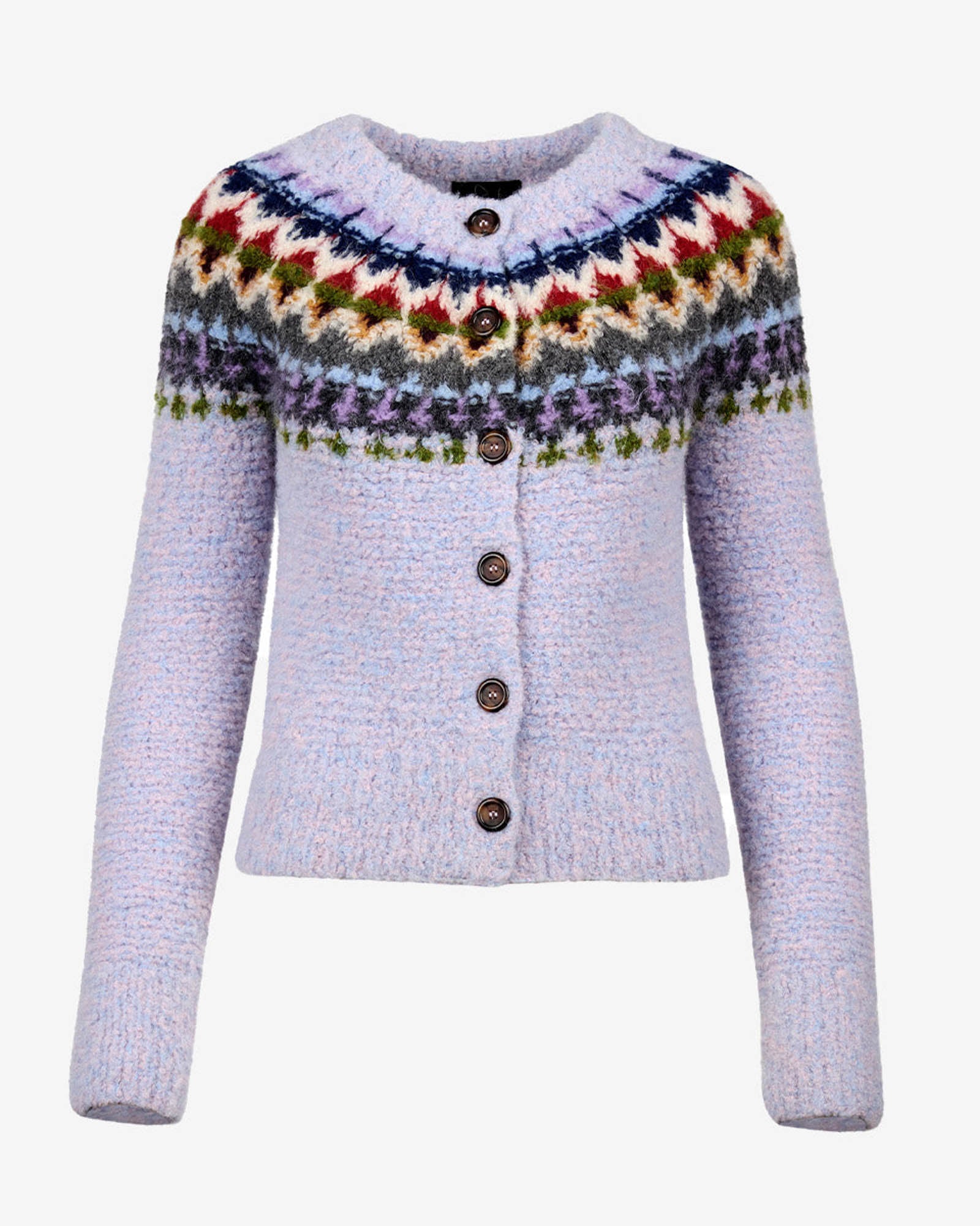 Cardigan grand-mère tricoté à la main