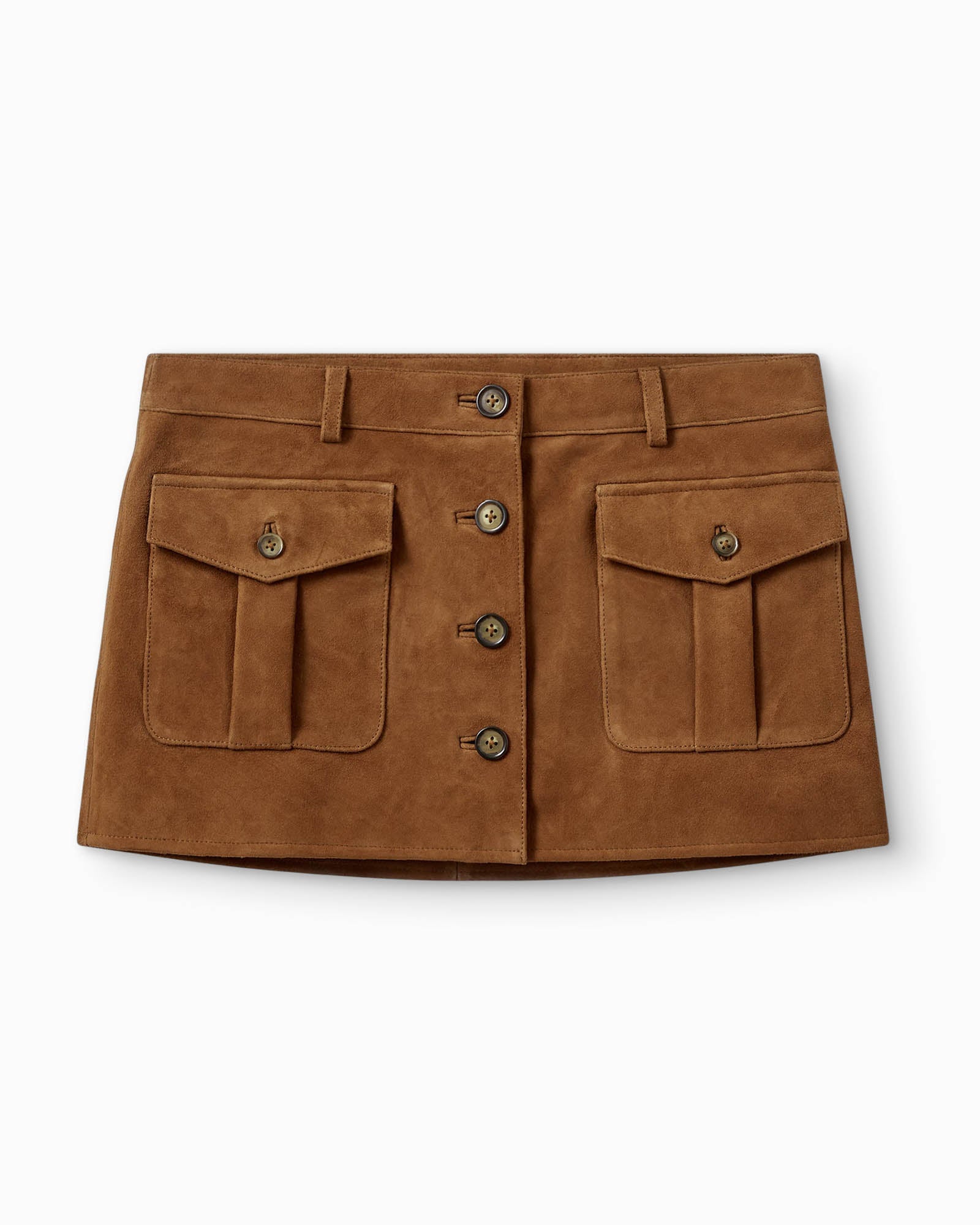 Suede Mini Skirt