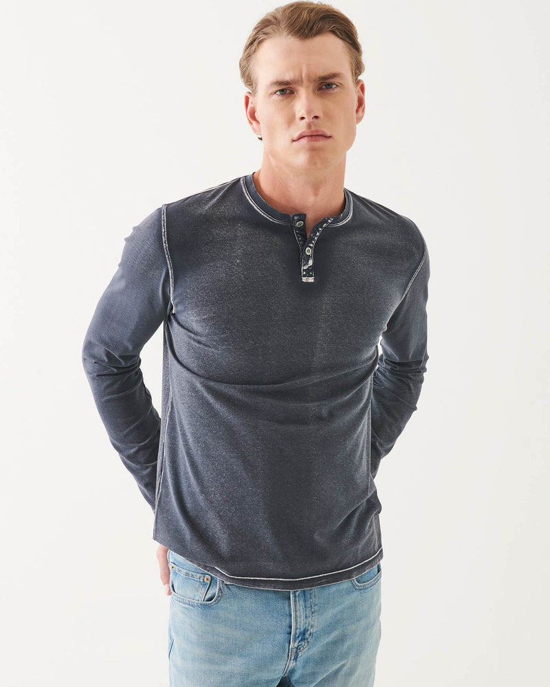 Long Sleeve Pima Vintage Henley