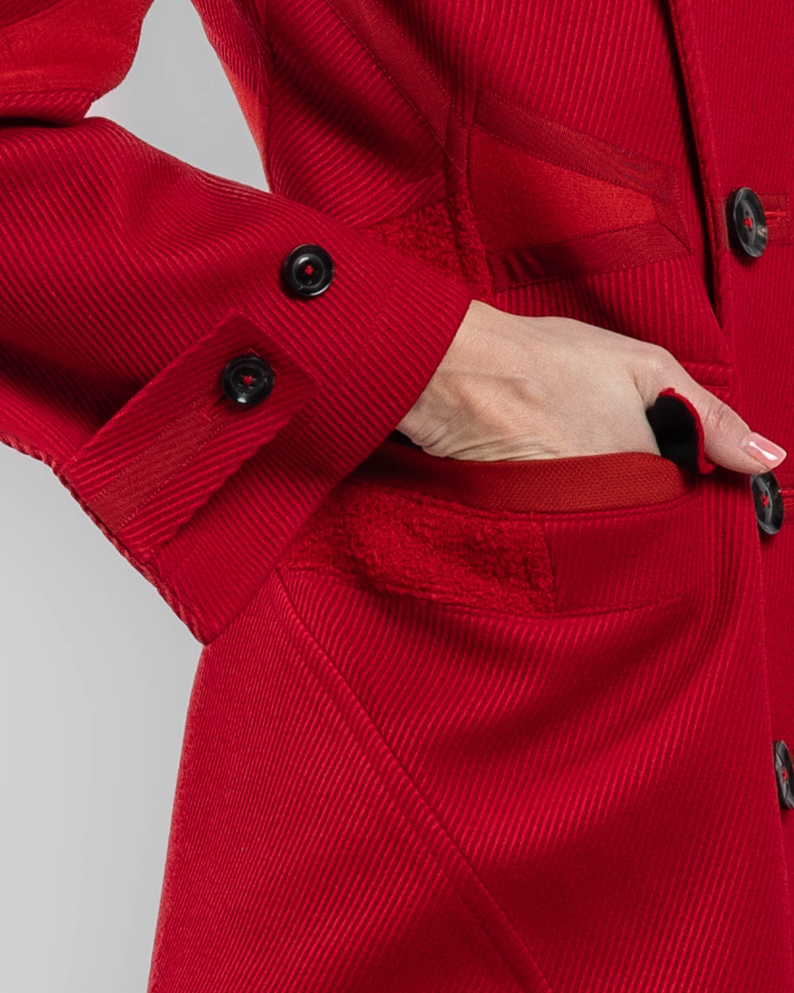SHIRO SAKAI Double-Breasted Chesterfield Coat