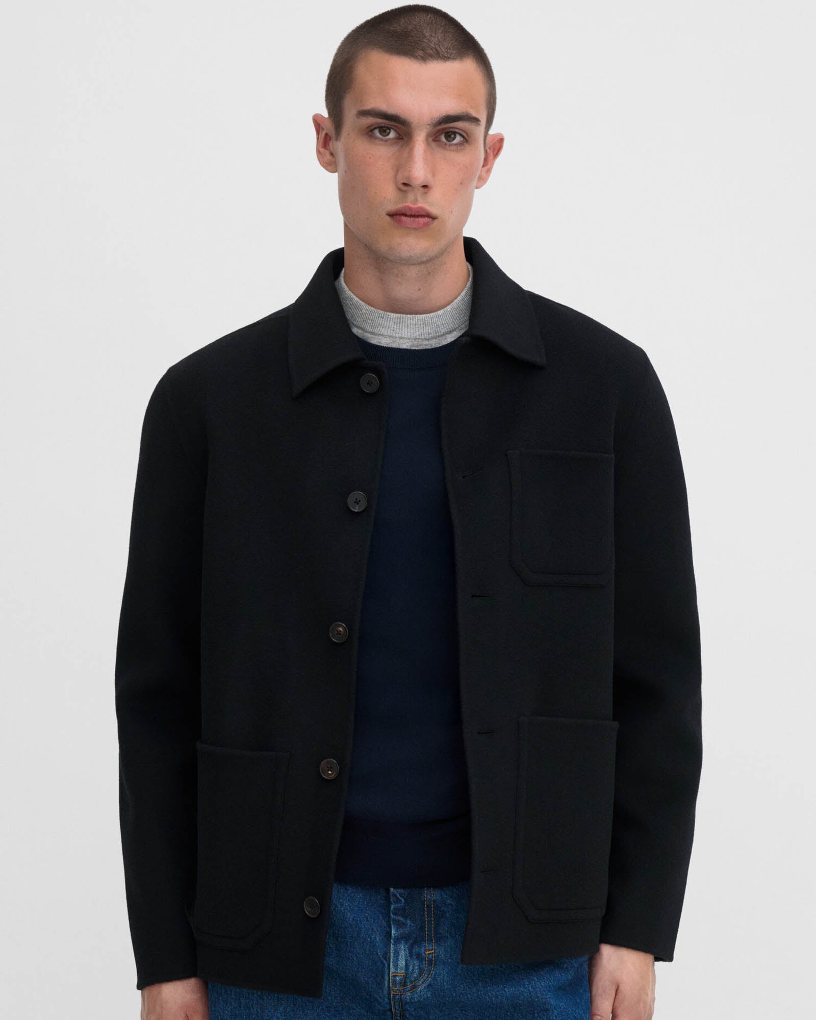 Double Wool Work Jacket