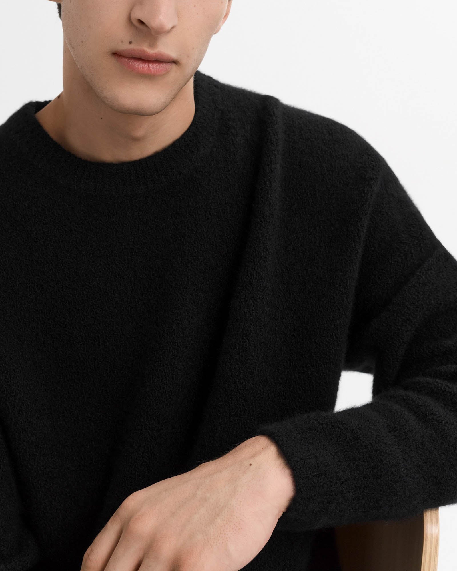 Boucle Crew Neck Sweater