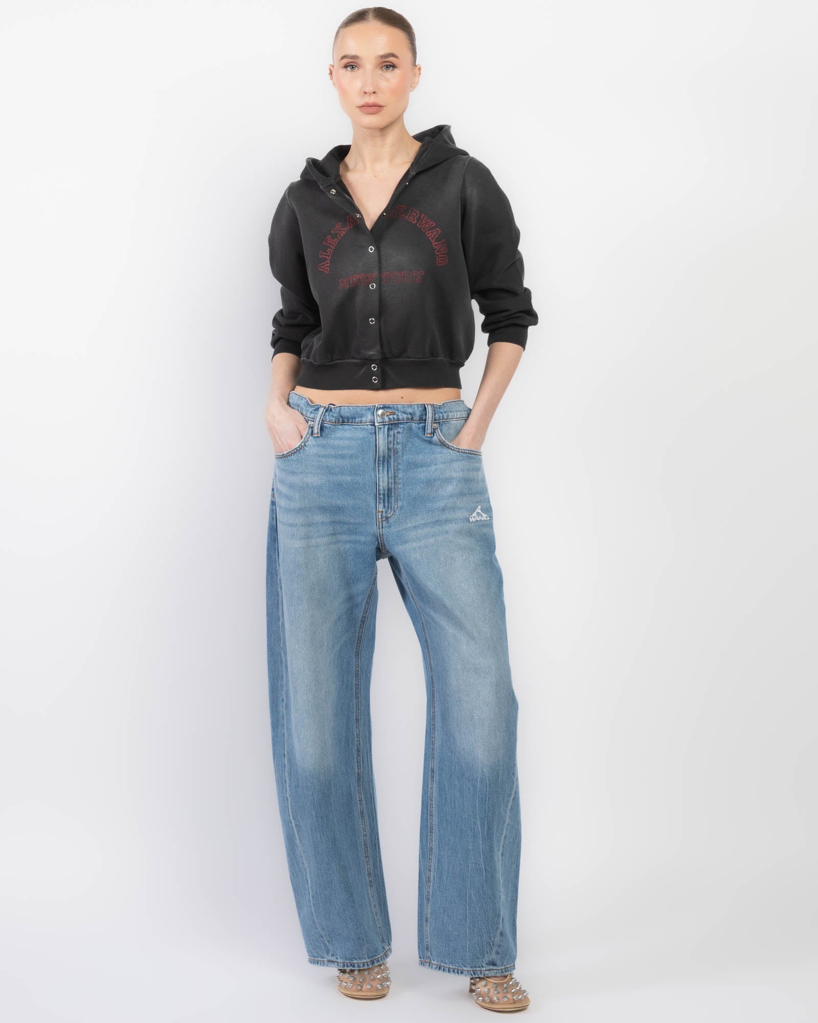 Shrunken Cardigan Hoodie