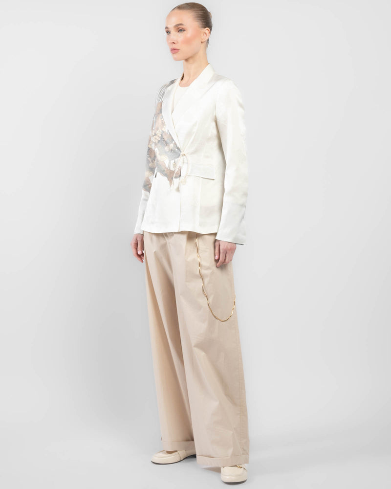 Double-Breasted Traditional Kimono Jacket