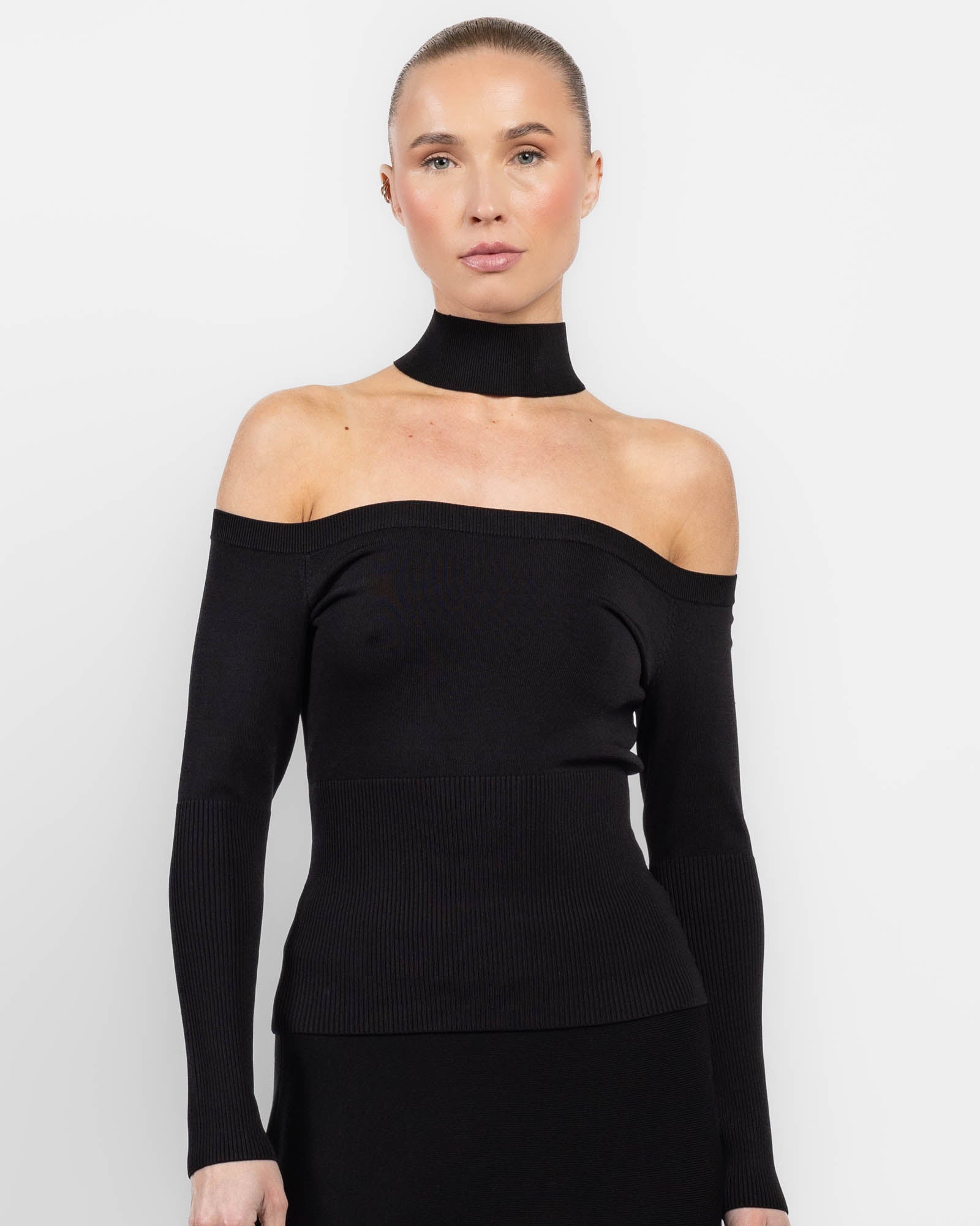SIMKHAI Lila Cold Shoulder Top