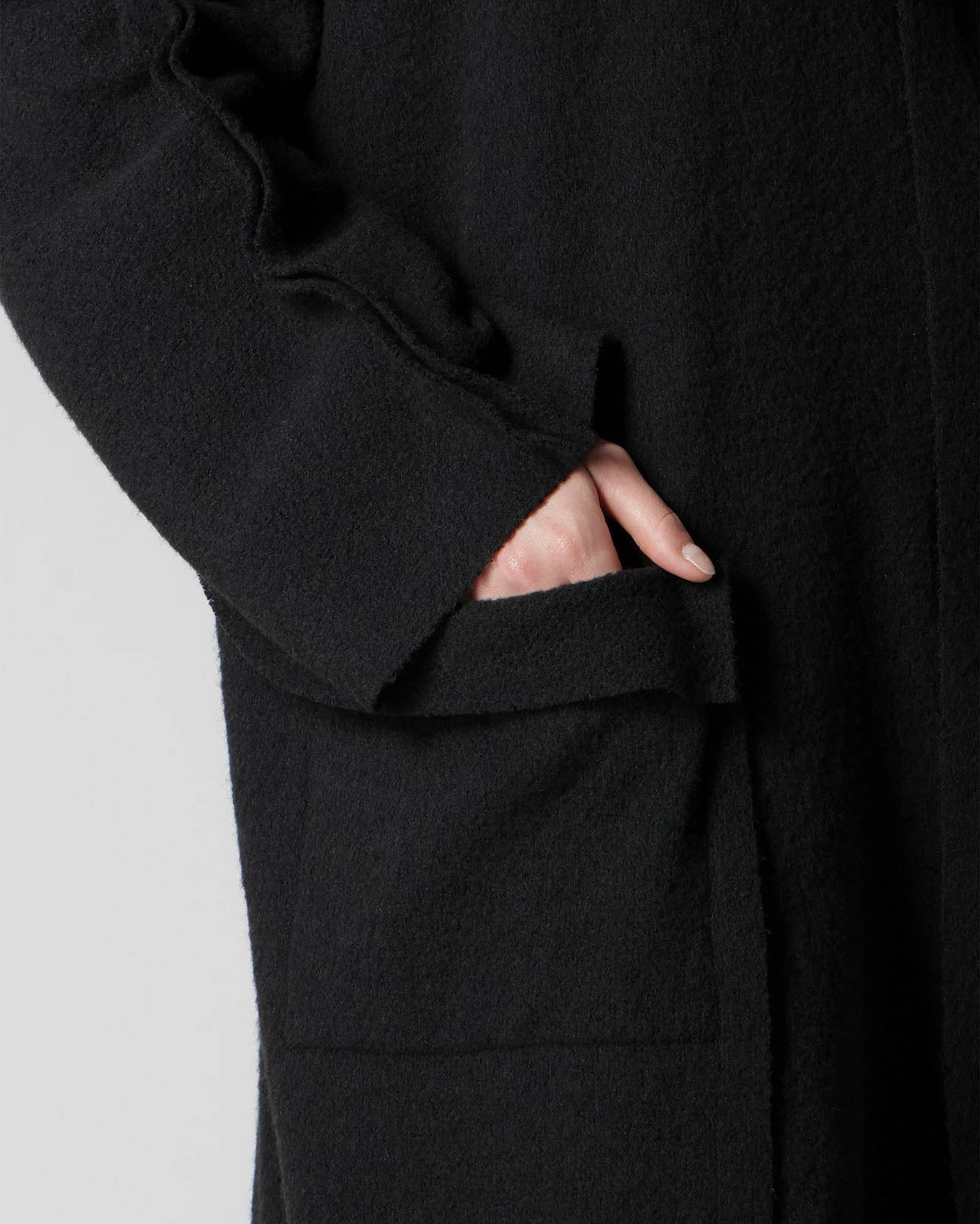 Manteau à coutures détaillées