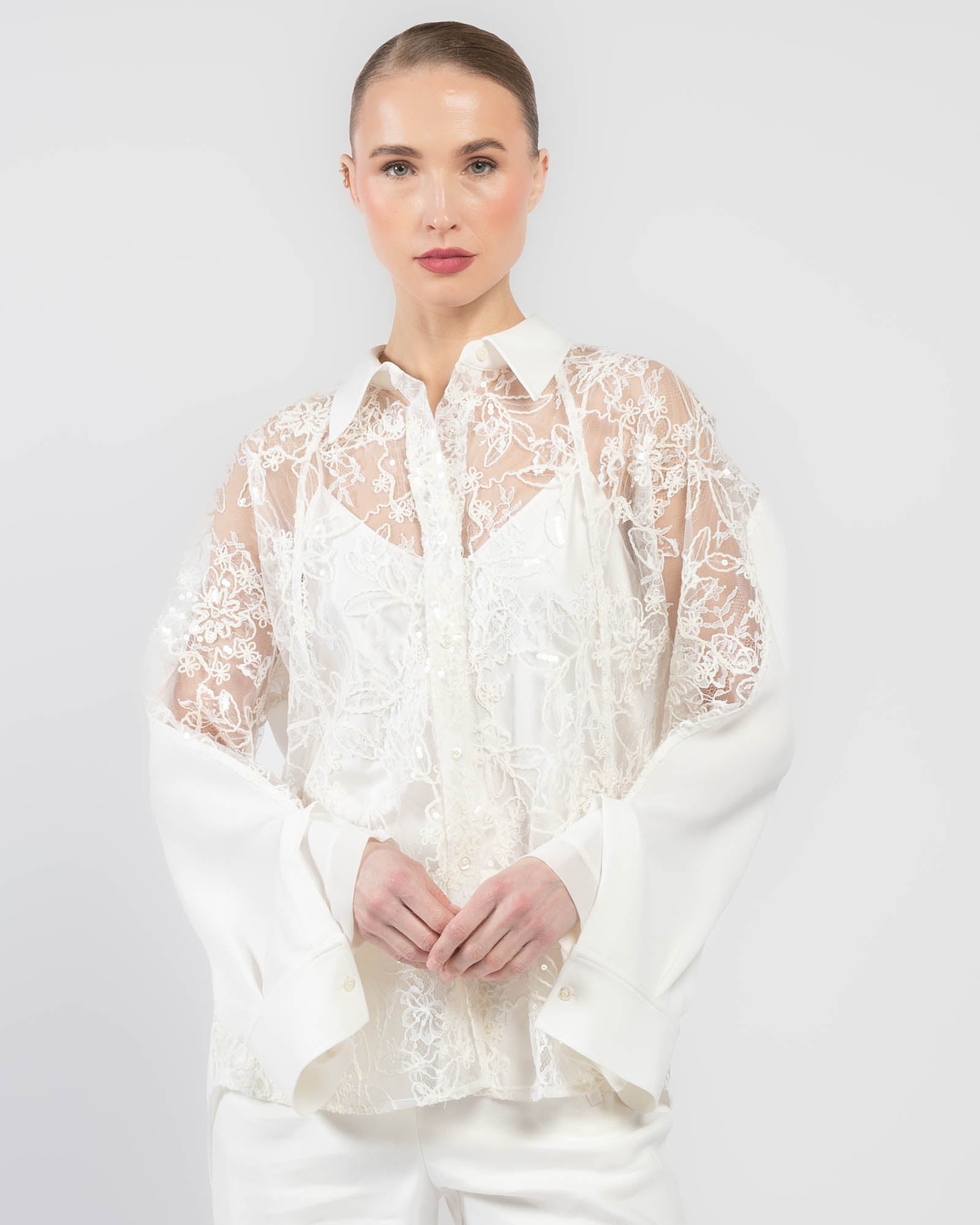 Sequin Lace Top