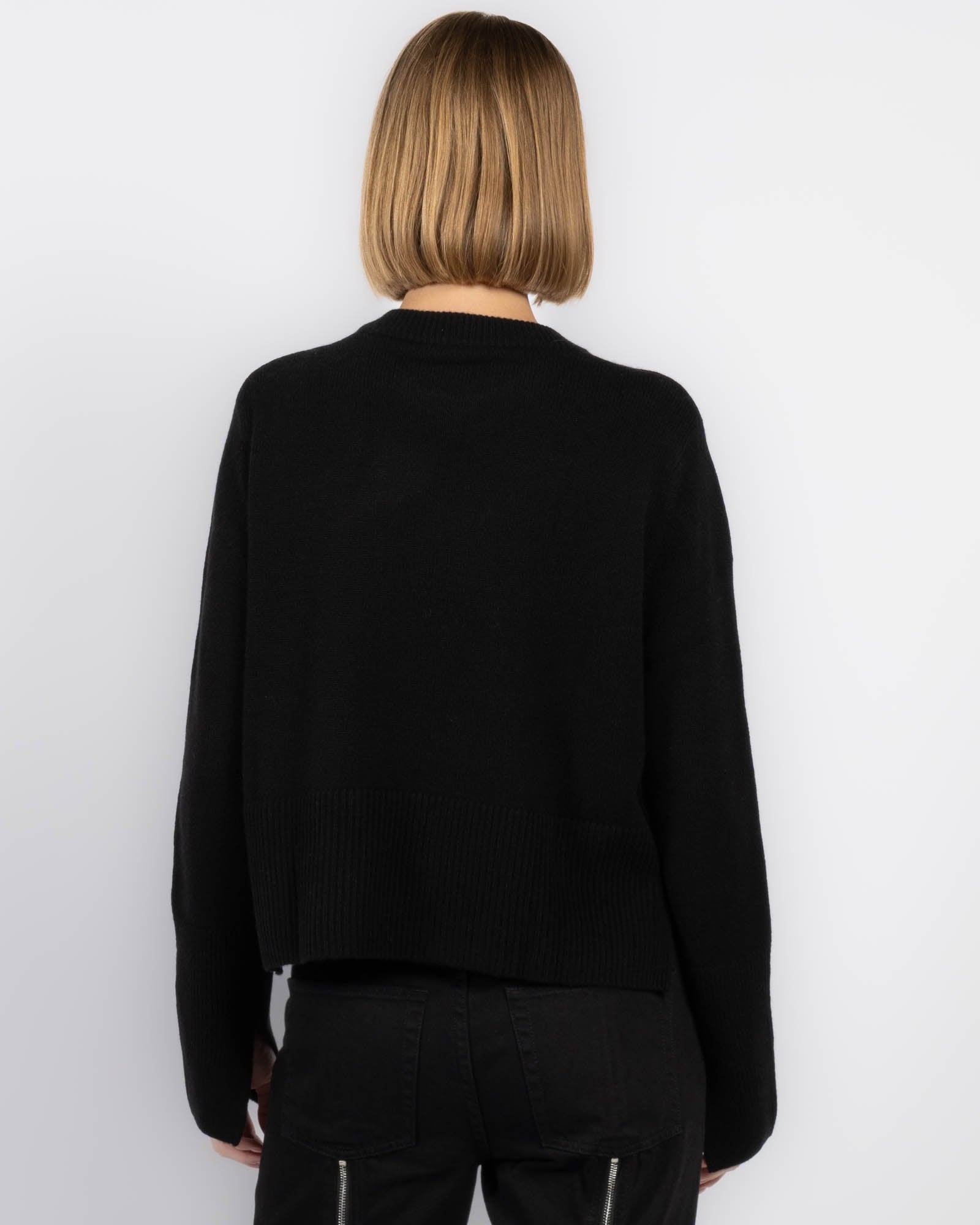 Boxy Crew Neck Sweater