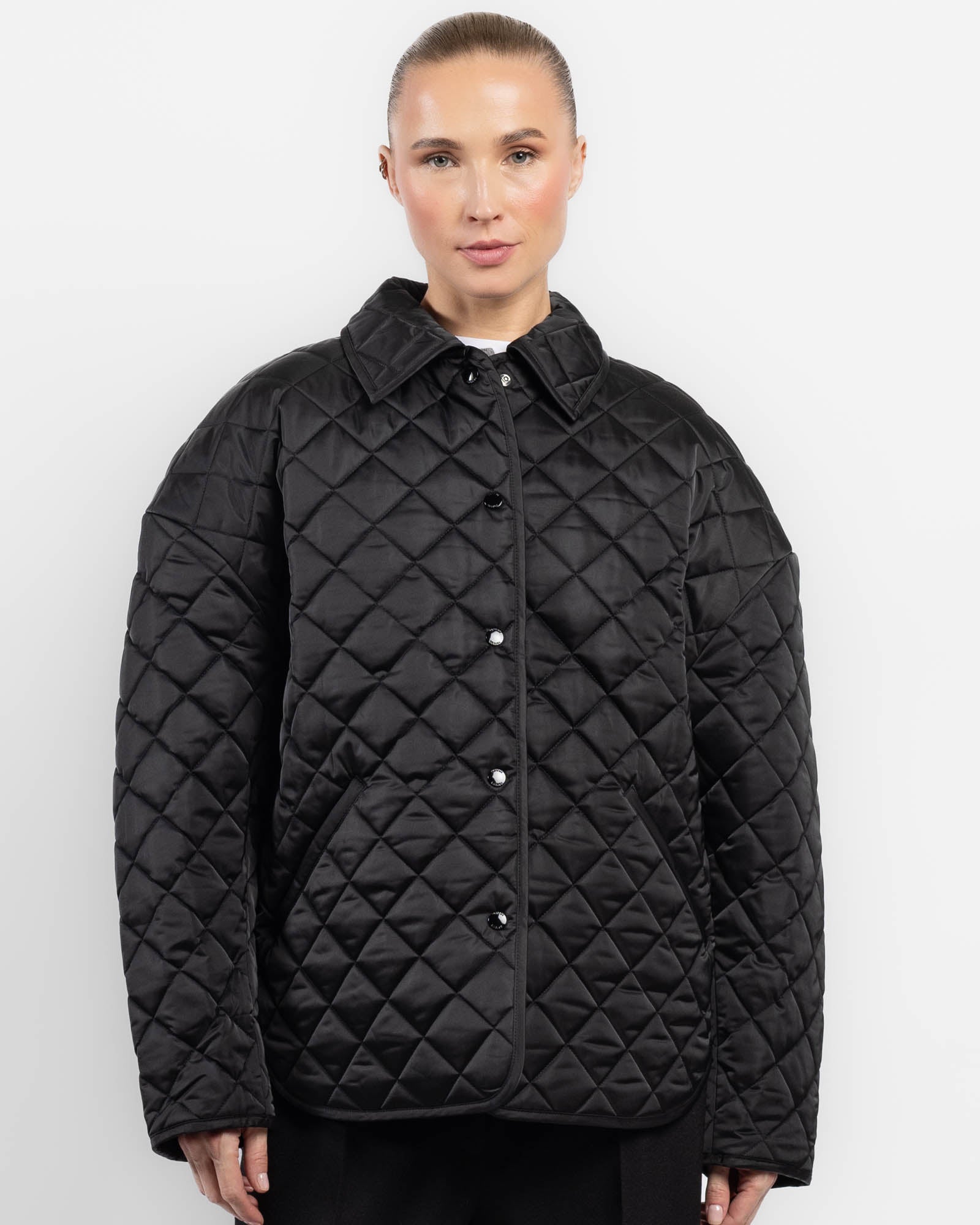 Collar Quilted Jacket