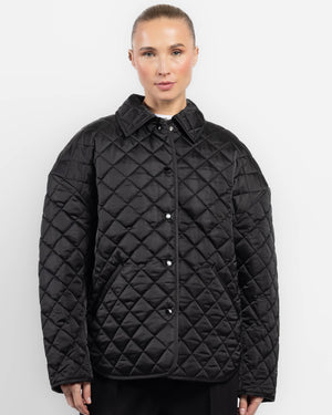 Collar Quilted Jacket