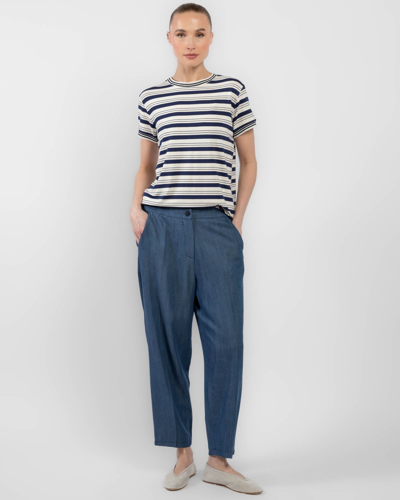 Stripe Crew Top