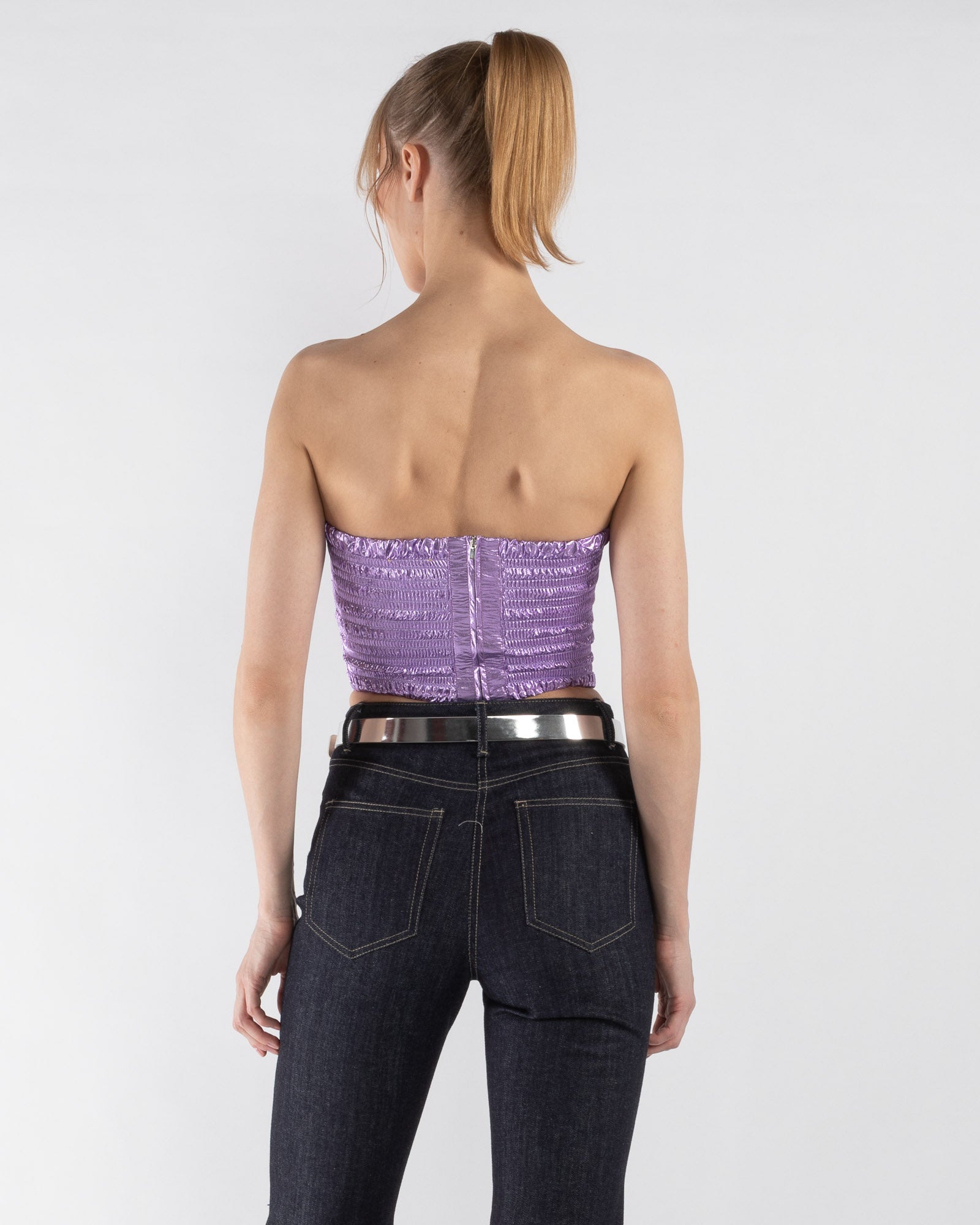 Laminated Nylon Bustier