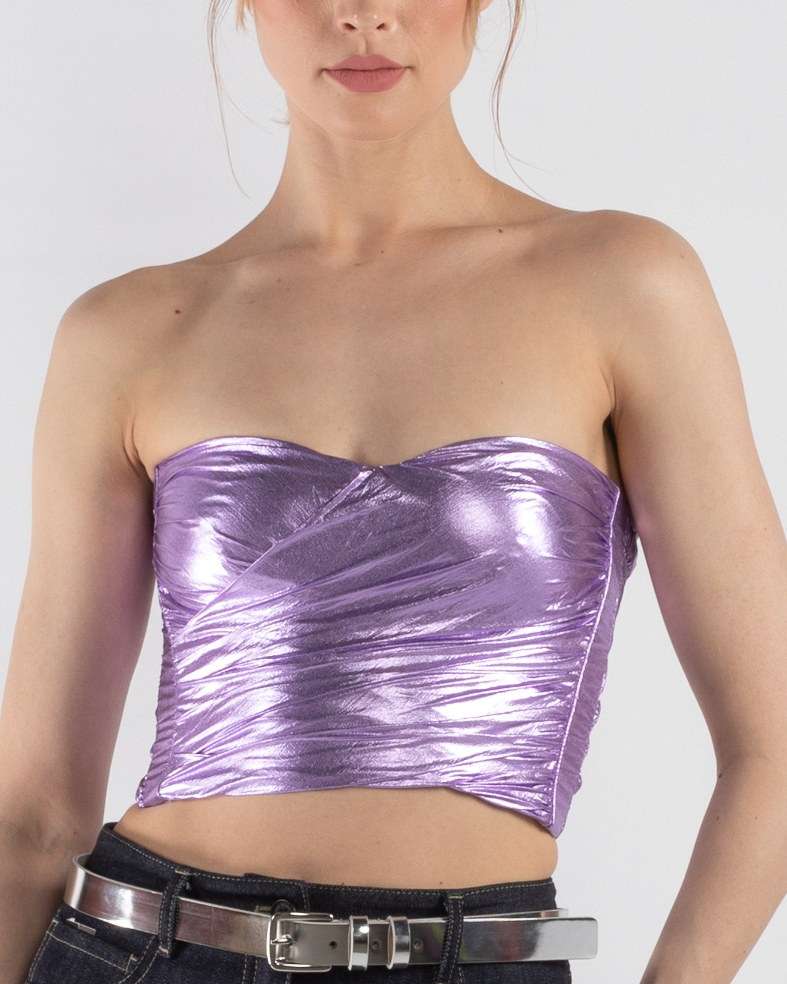 Laminated Nylon Bustier