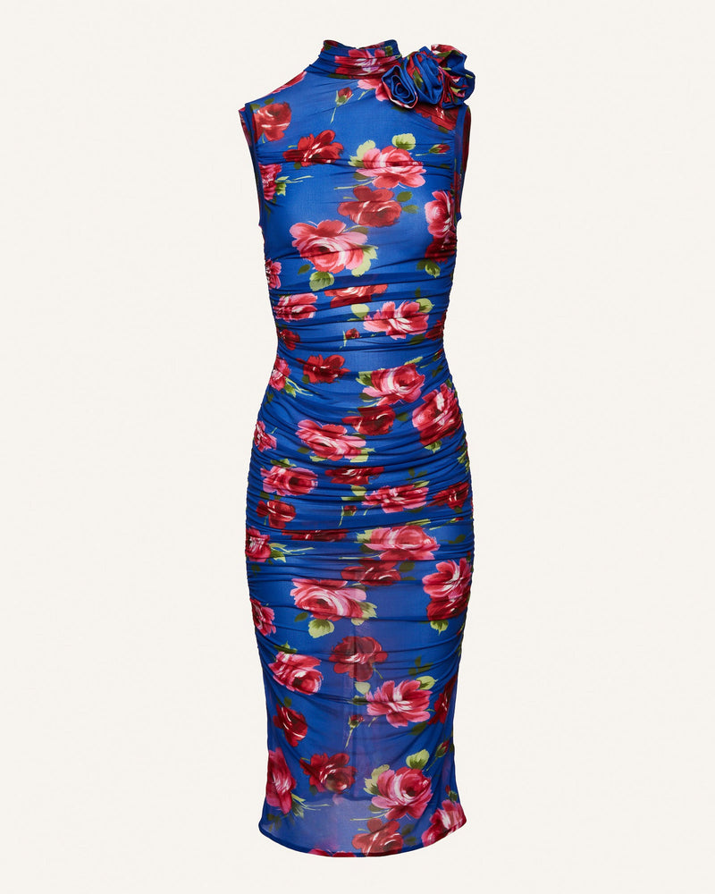Magda Butrym Blue Dress, Designer Collection