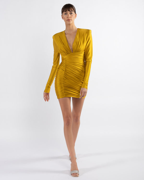 ALEXANDRE VAUTHIER - V Neck Mini Dress | Luxury Designer Fashion | tntfashion.ca