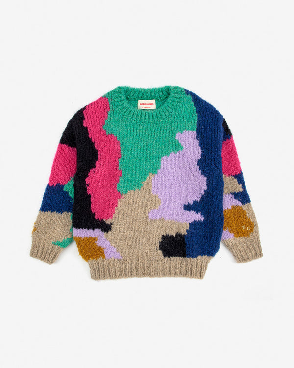 BOBO CHOSES - Color Stains Sweater | Luxury Designer Fashion | tntfashion.ca