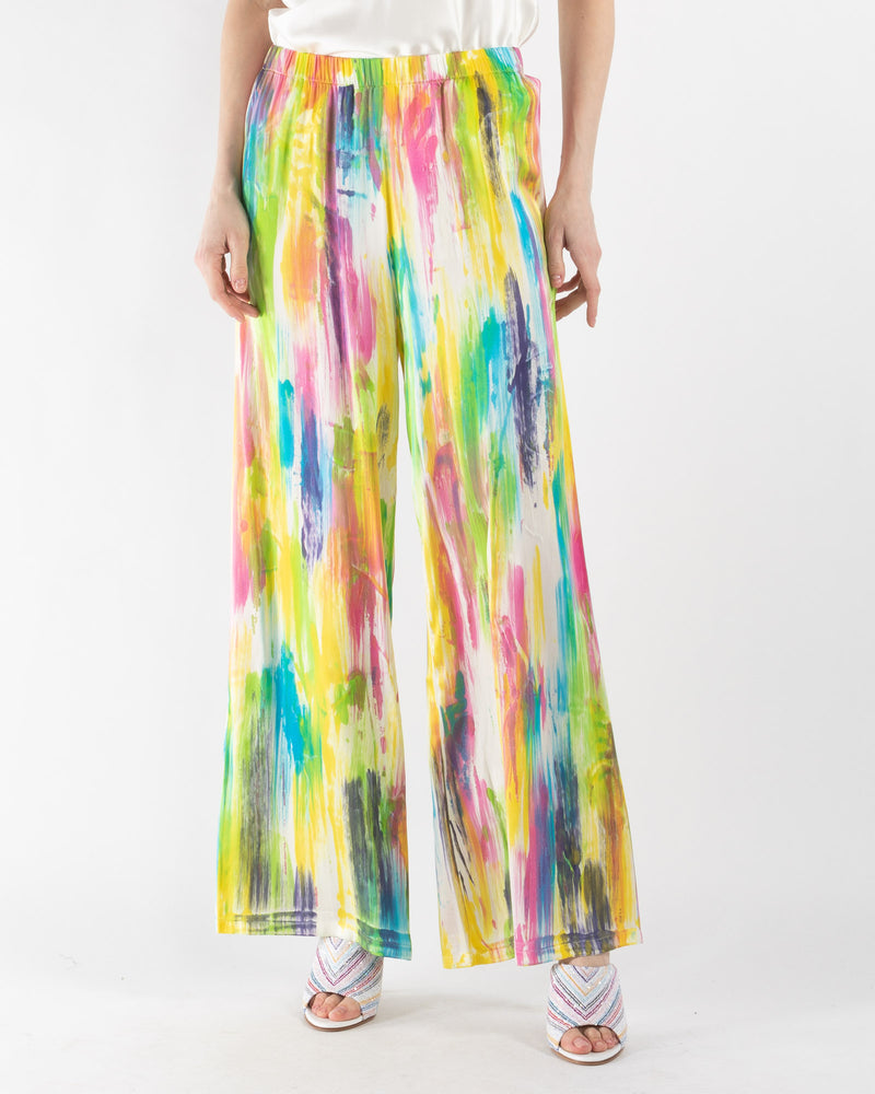 Silk Palazzo Pants - AVANT TOI