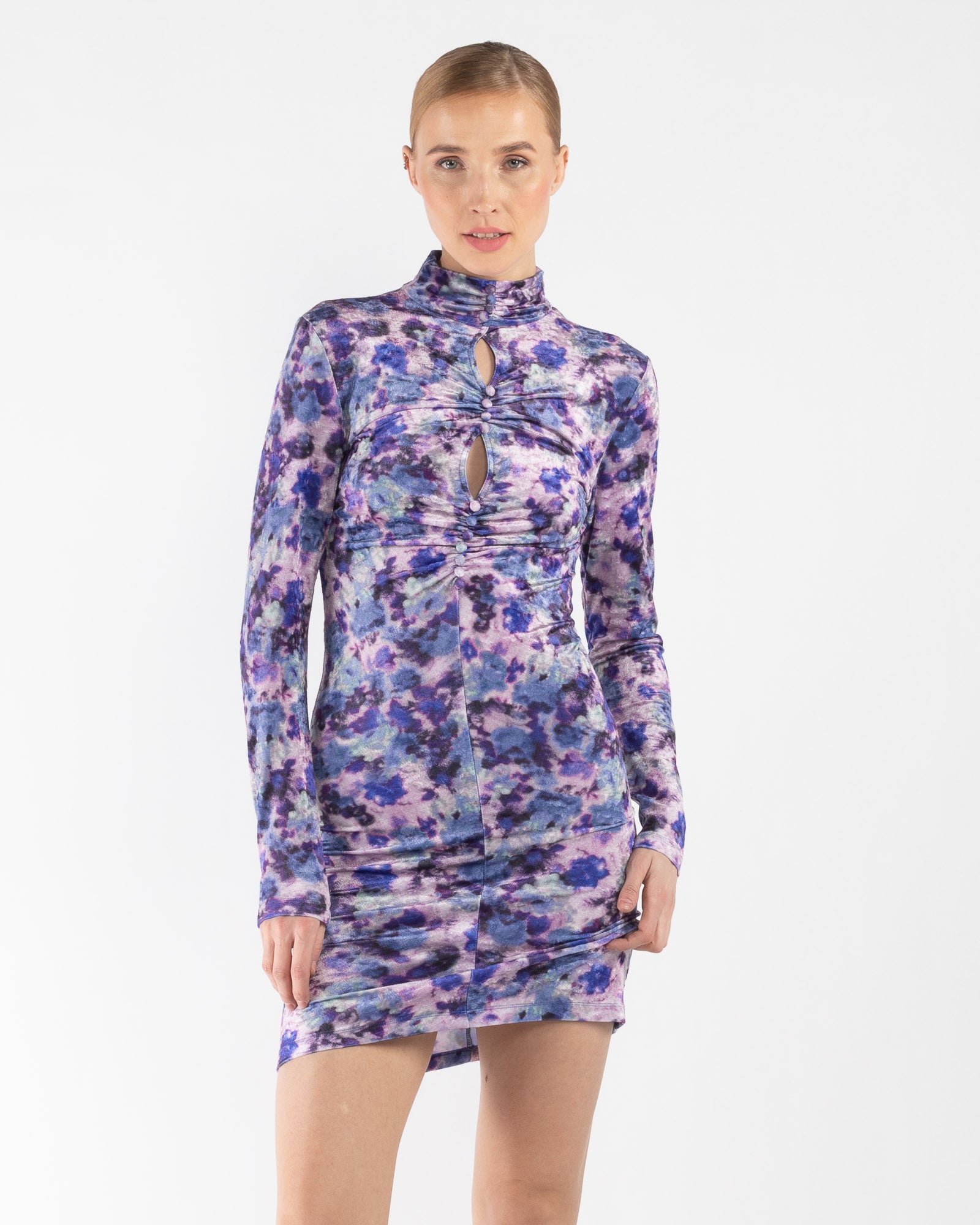 ISABEL MARANT ETOILE Gram Velvet Dress TNT The New Trend Shop Luxury Fashion High End Designer Brands tntfashion