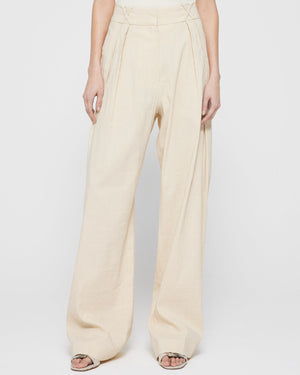 Linen Blend Trousers