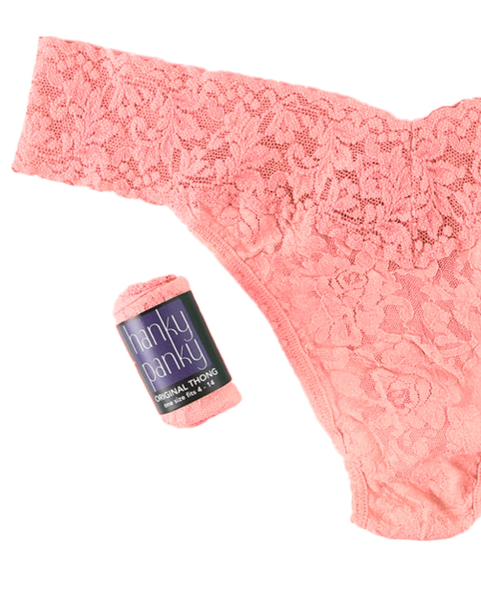 String taille basse en dentelle