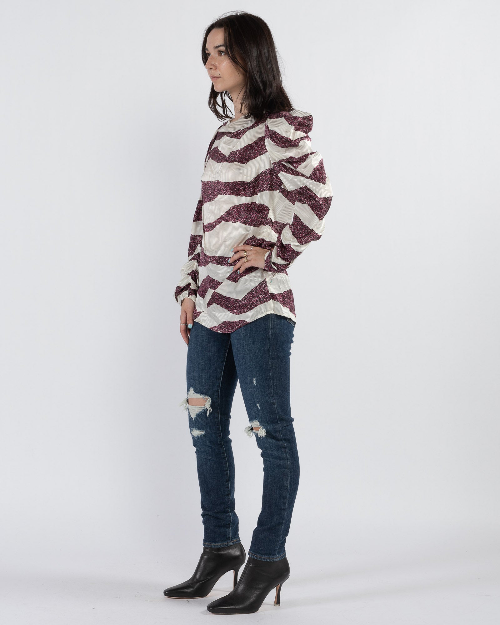ISABEL MARANT - Crem Blouse | Luxury Designer Fashion | tntfashion.ca
