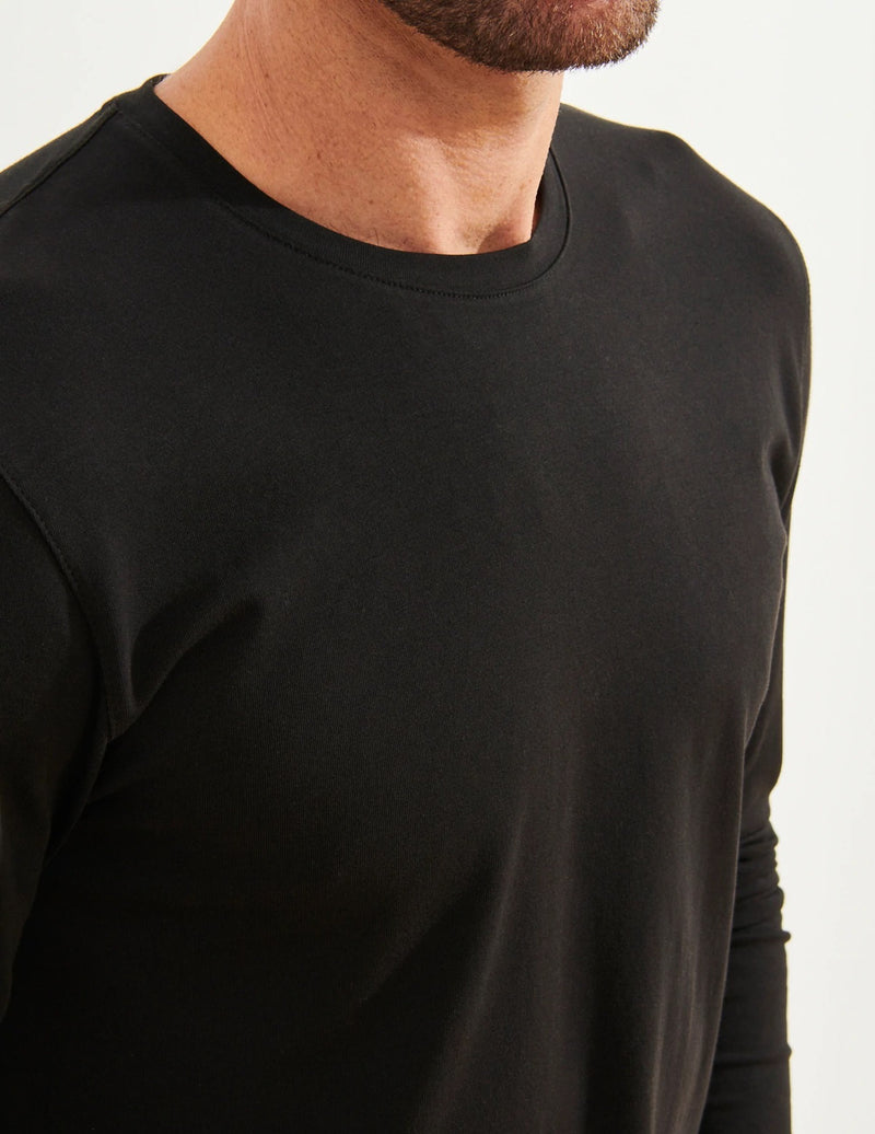 PATRICK ASSARAF - Long Sleeve Crew Neck Shirt | Luxury Designer Fashion | tntfashion.ca