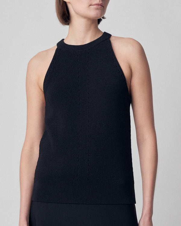 Pointelle Ribbed Tank