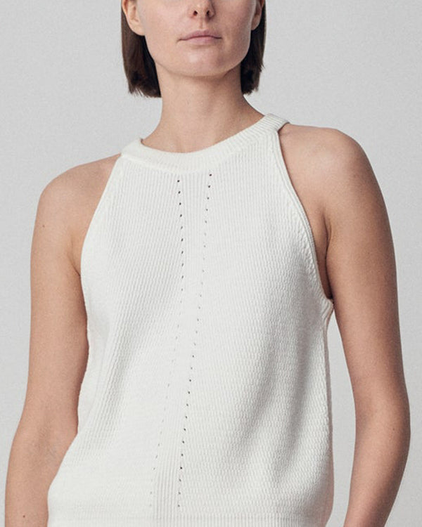 Pointelle Ribbed Tank