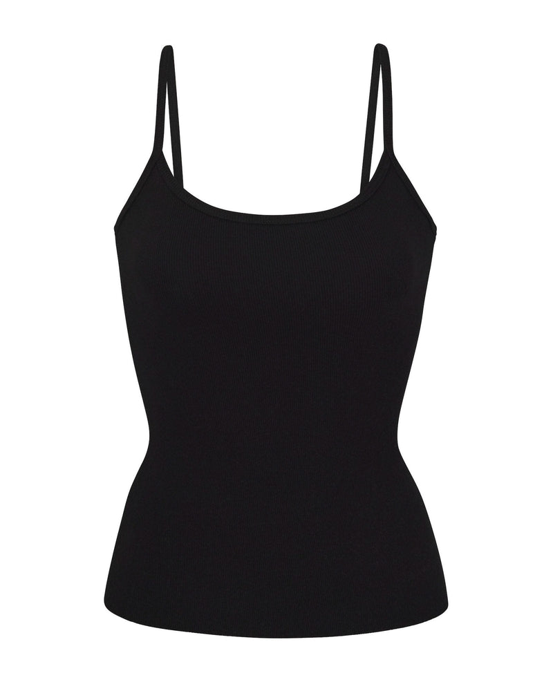 Thin Strap Fitted Tank Top