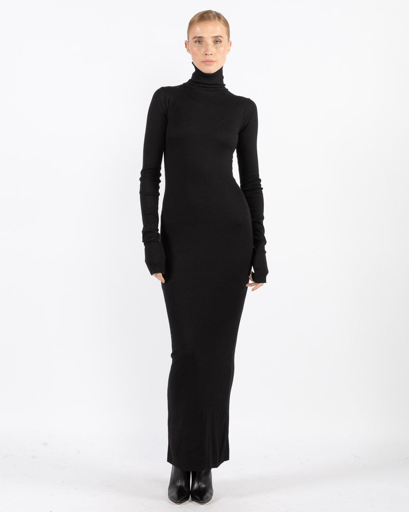 Long Sleeve Turtleneck Dress - ETERNE, Luxury Designer Fashion