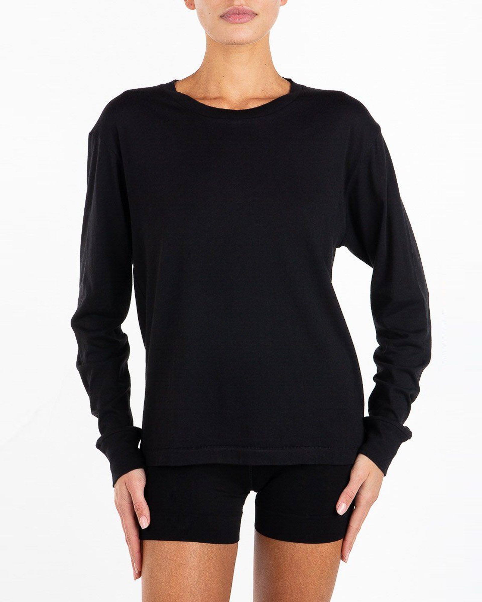 ETERNE - Long Sleeve Boyfriend T-Shirt | Luxury Designer Fashion | tntfashion.ca