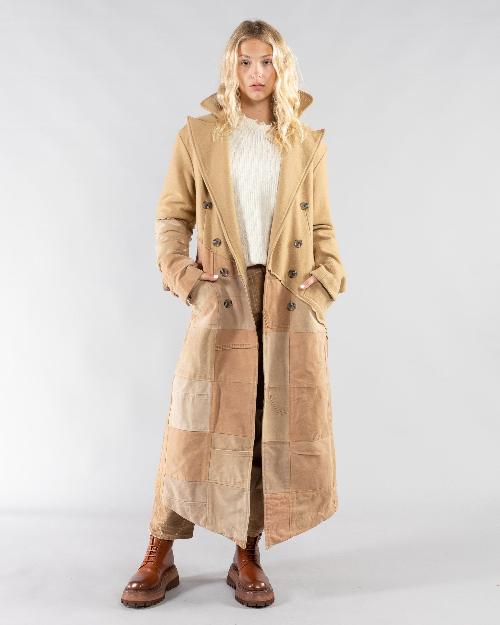 GREG LAUREN - Scrapwork Coat | Luxury Designer Fashion | tntfashion.ca