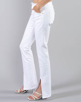 FRAME - Cut Off Waist Mini Boot Slit Jeans | Luxury Designer Fashion | tntfashion.ca