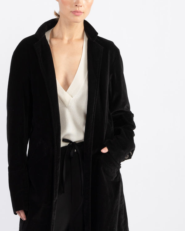 GREG LAUREN - Velvet Top Coat | Luxury Designer Fashion | tntfashion.ca