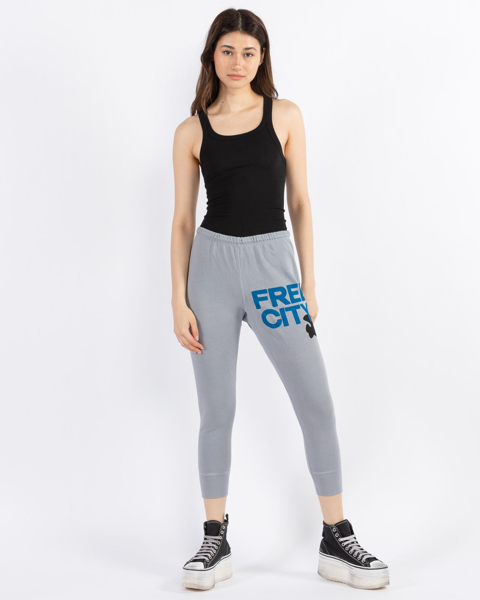 FREE CITY - 3/4 Sweatpants | Luxury Designer Fashion | tntfashion.ca