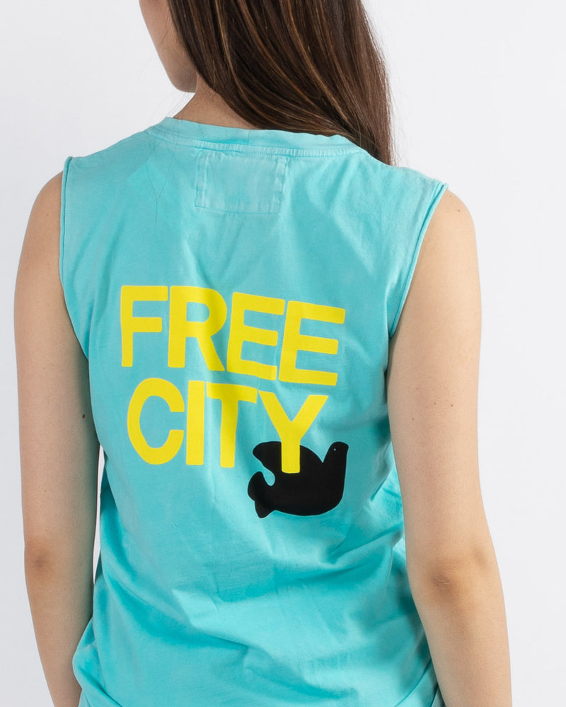 FREE CITY - Vintage Cutoff Tank Top | Luxury Designer Fashion | tntfashion.ca
