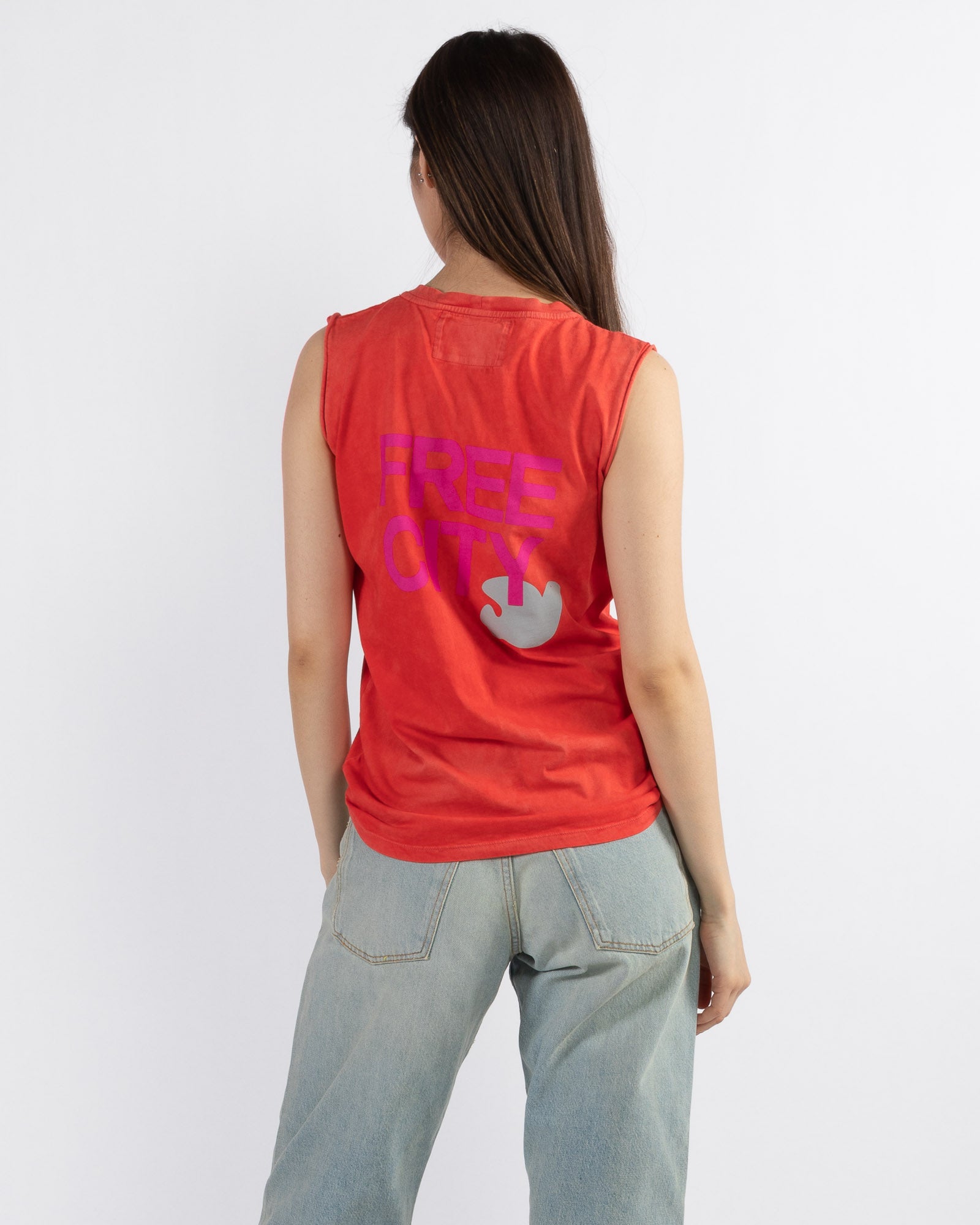 FREE CITY - Vintage Cutoff Tank Top | Luxury Designer Fashion | tntfashion.ca