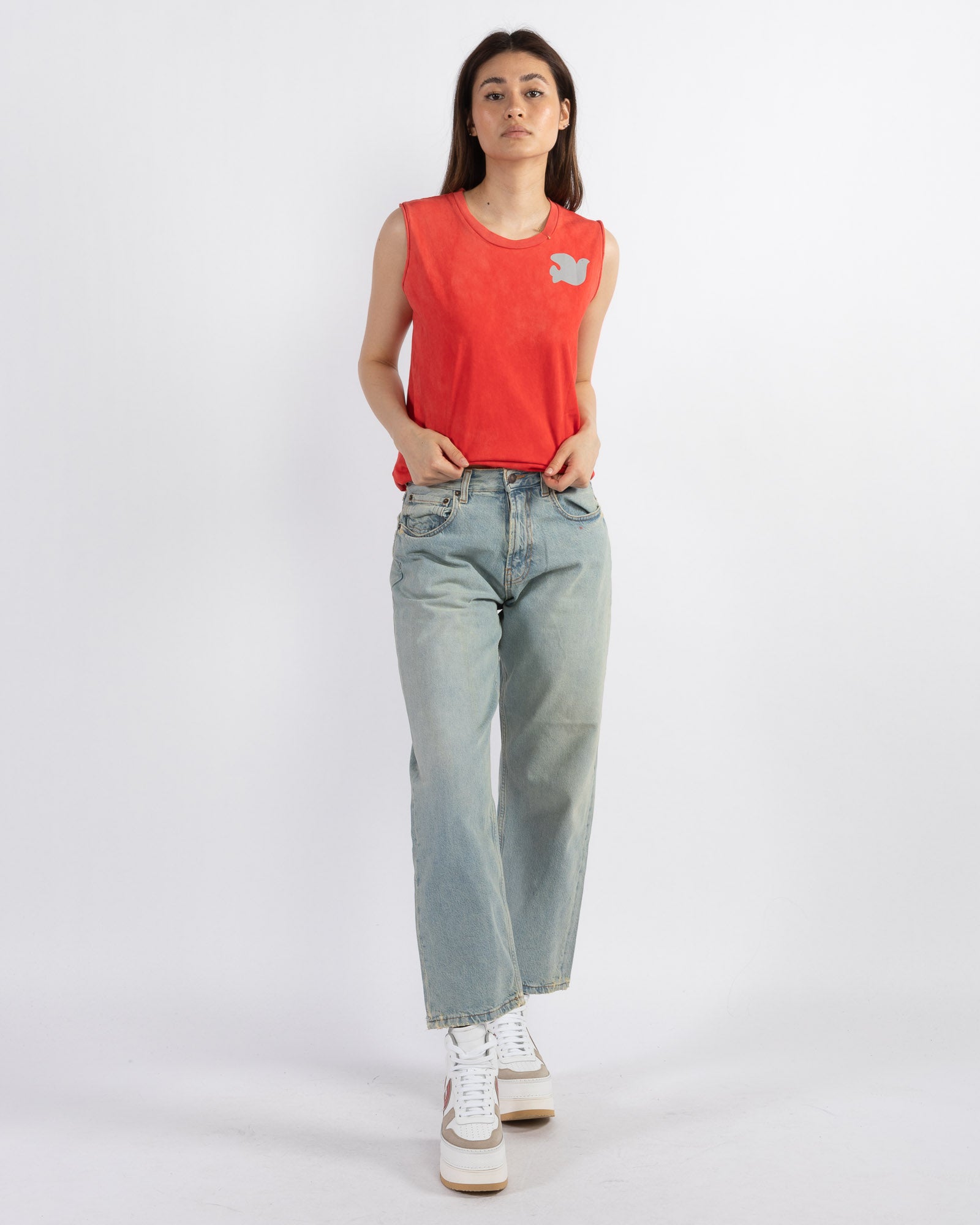 FREE CITY - Vintage Cutoff Tank Top | Luxury Designer Fashion | tntfashion.ca