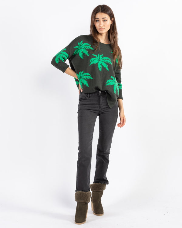 Palm Tree Boyfriend Sweater