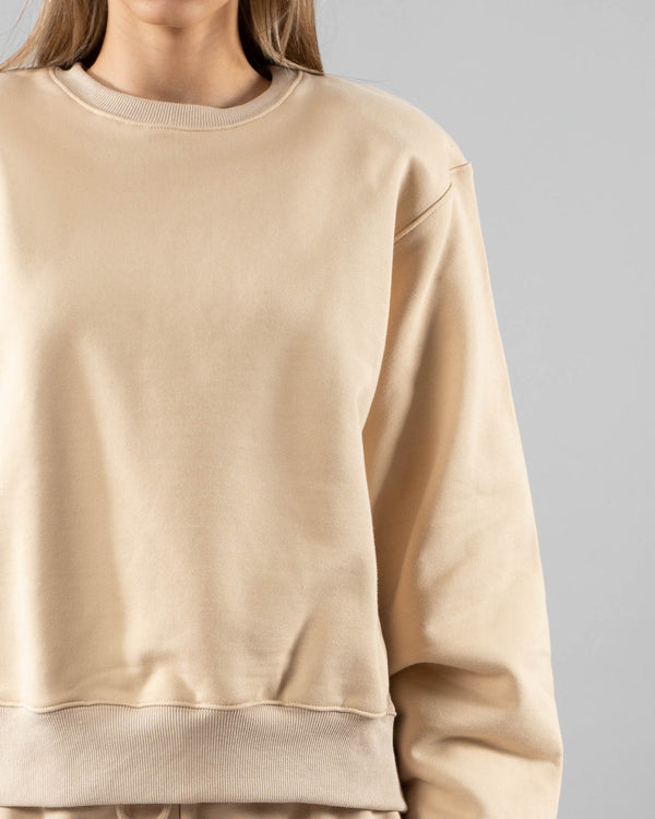 DUCIE - Shoulder Pad Sweatshirt | Luxury Designer Fashion | tntfashion.ca