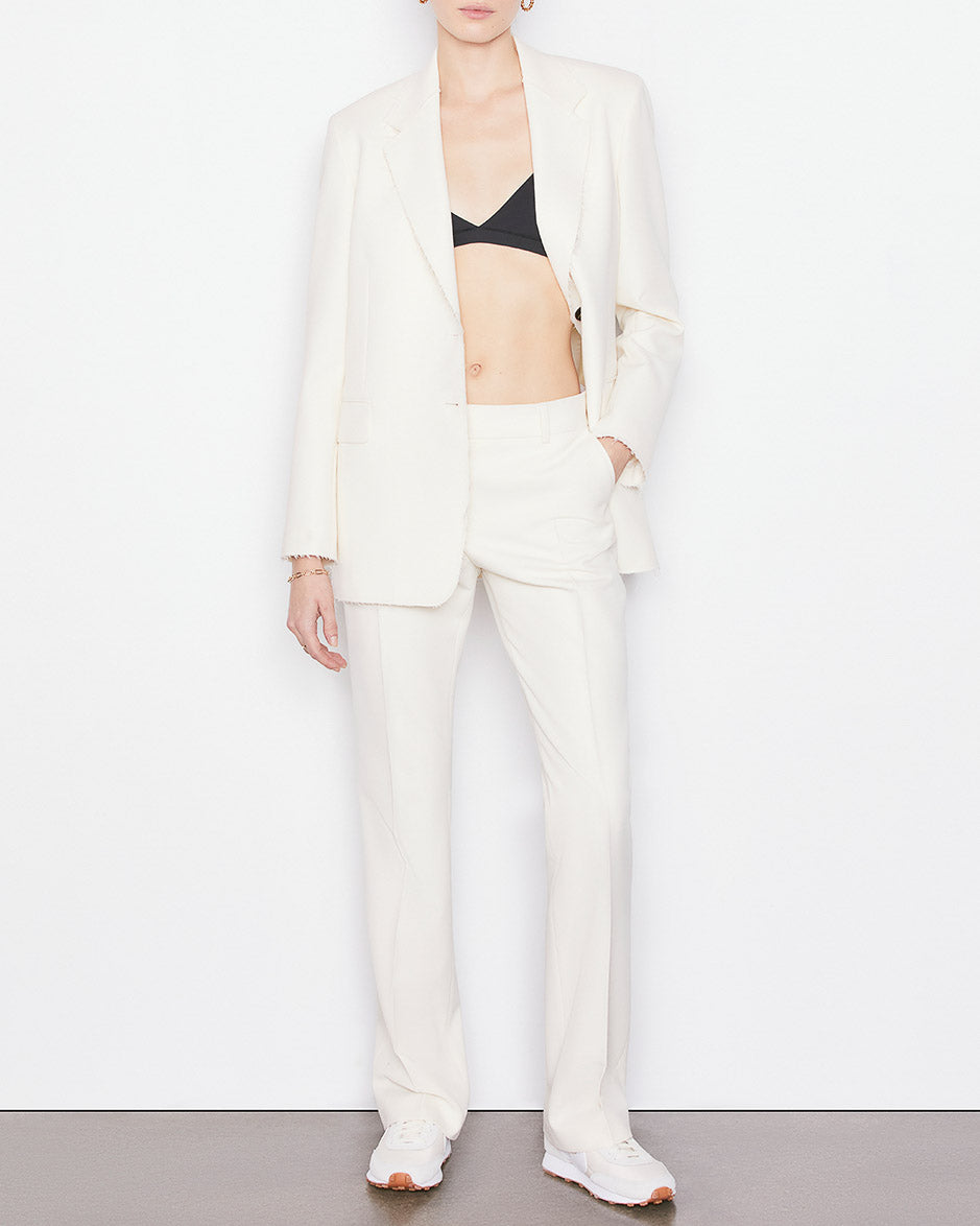 FRAME DENIM - Oversized Raw Blazer | Luxury Designer Fashion | tntfashion.ca