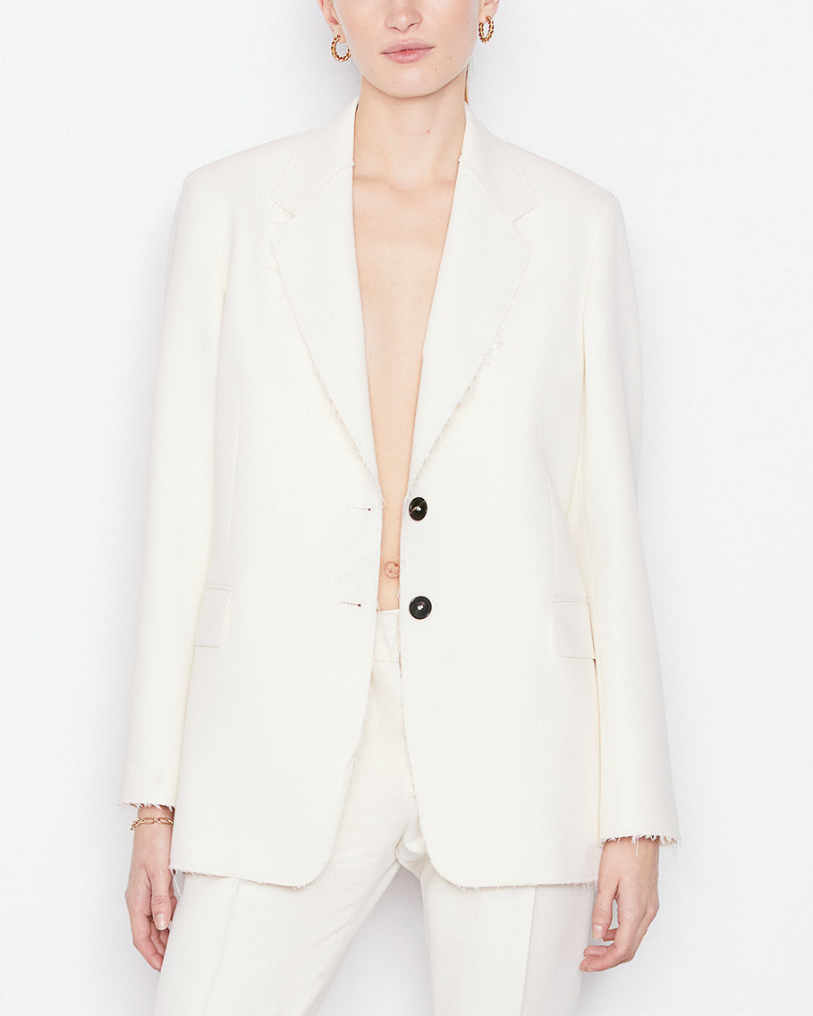 FRAME - Oversized Raw Blazer | Luxury Designer Fashion | tntfashion.ca