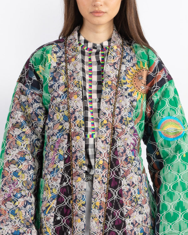 MONOKI - Karma Patchwork Kimono | Luxury Designer Fashion | tntfashion.ca